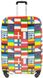 Универсальный защитный чехол для большого чемодана L 8001-0413 Флаги мира