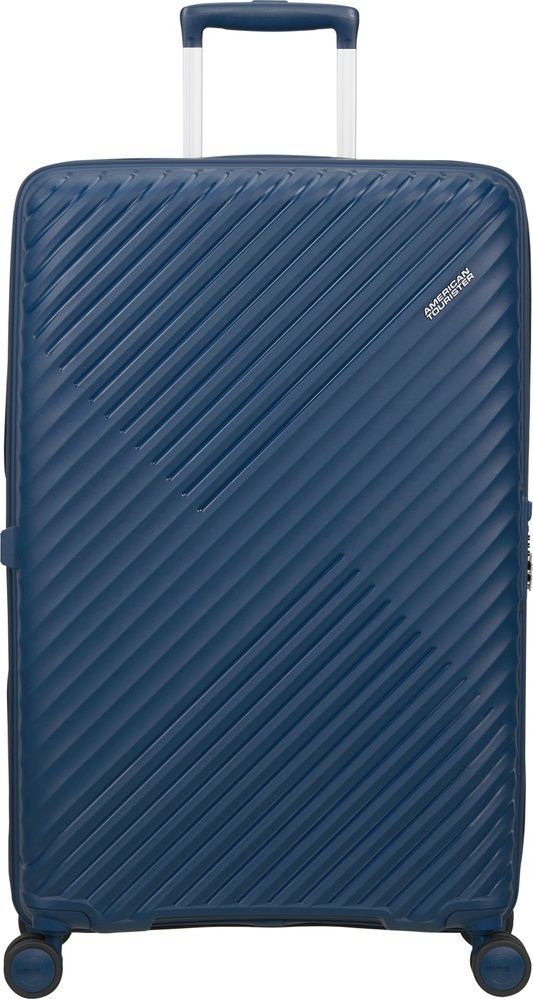 Suitcase American Tourister Diablast on 4 wheels made of polypropylene MK2*003;01 Darkwave Blue (large)