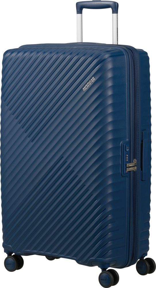 Suitcase American Tourister Diablast on 4 wheels made of polypropylene MK2*003;01 Darkwave Blue (large)