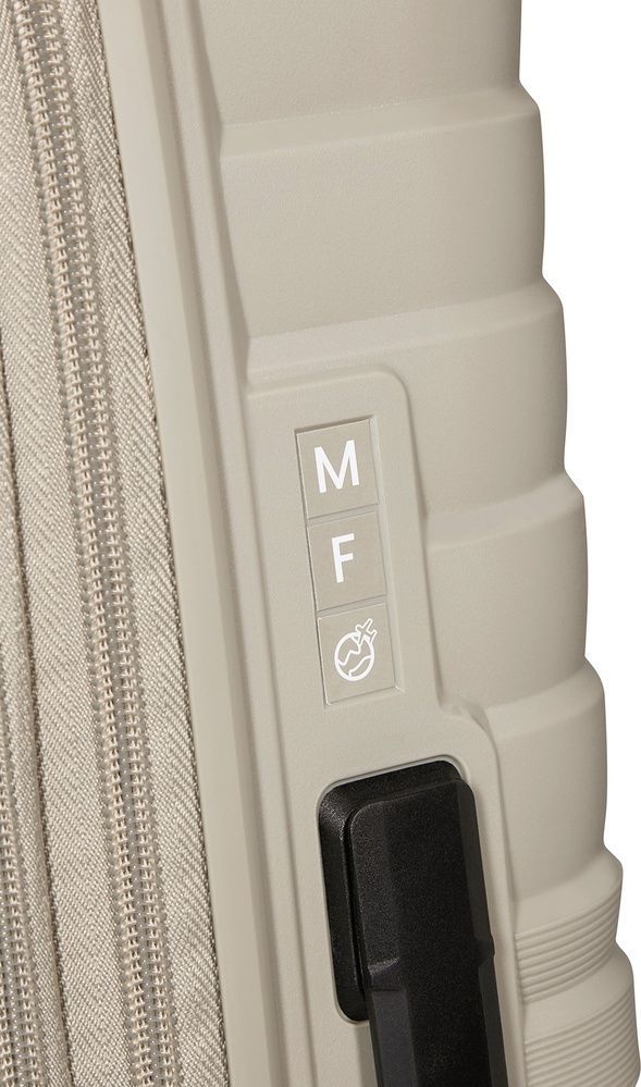 Валіза American Tourister Flytwist із поліпропілену на 4-х колесах MI1*002 Sandstone (середня)