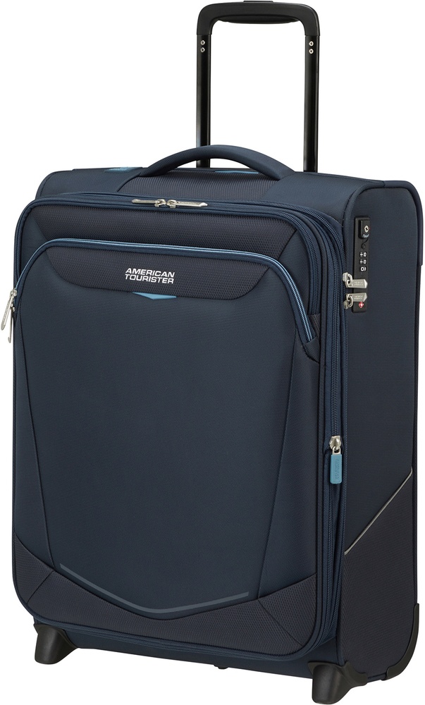 Чемодан American Tourister Summerride текстильный на 2-х колесах ME7*003;41 Navy (малый)