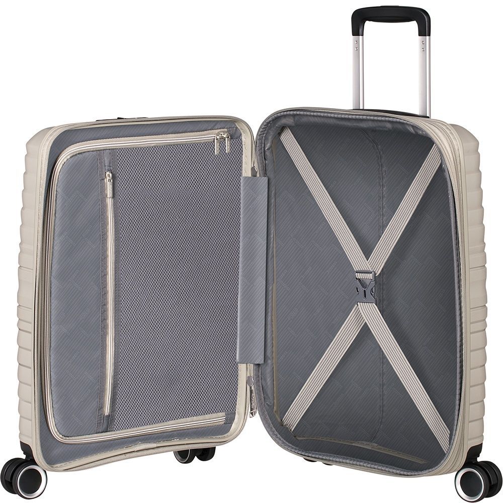 Чемодан American Tourister Flytwist из полипропилена на 4-х колесах MI1*001 Sandstone (малый)