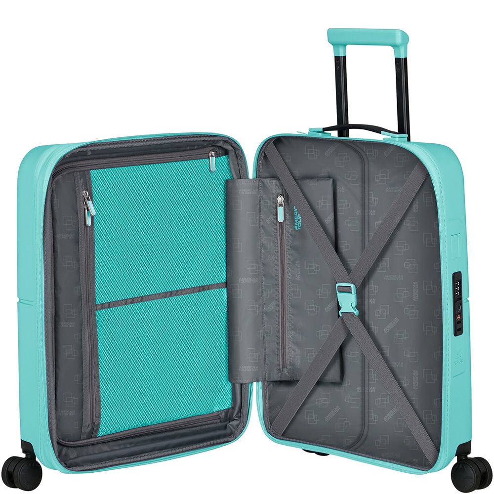 Чемодан American Tourister Dashpop из полипропилена на 4-х колесах MG5*001;21 Aqua Sky (малый)