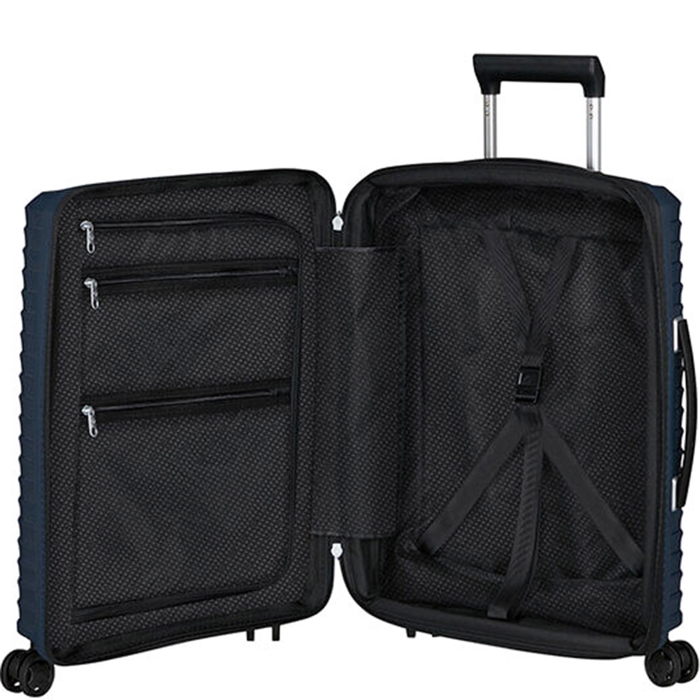 Suitcase Samsonite Upscape made of polypropylene on 4 wheels KJ1*001 Blue Nights (small)