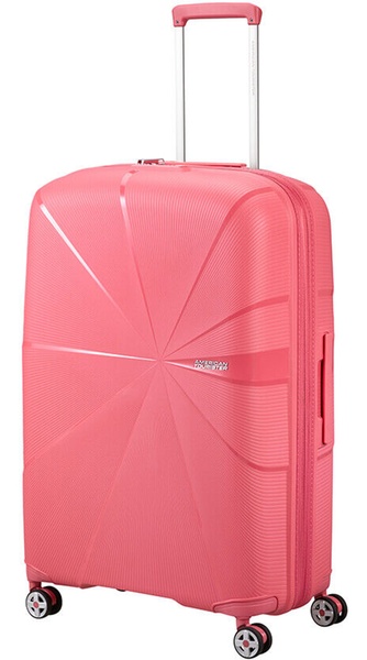 American Tourister Starvibe Ultralight Polypropylene Suitcase on 4 Wheels MD5*004 Sun Kissed Coral (Large)