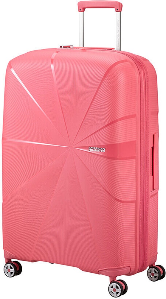 Ультралегка валіза American Tourister Starvibe із поліпропилена на 4-х колесах MD5*004 Sun Kissed Coral (велика)