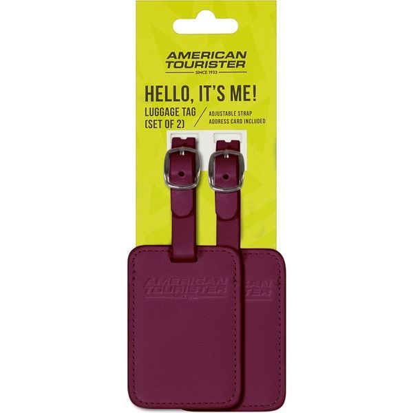 Set of address tags American Tourister Ta MF3*002;70 Iced Berry (2 pcs)