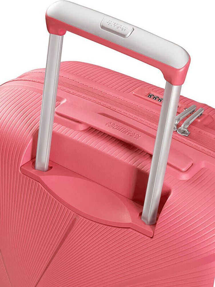 Ультралегка валіза American Tourister Starvibe із поліпропилена на 4-х колесах MD5*004 Sun Kissed Coral (велика)