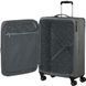 Lightweight suitcase American Tourister AeroSpin textile on 4 wheels MH6*002;18 Stone Basalt (medium)