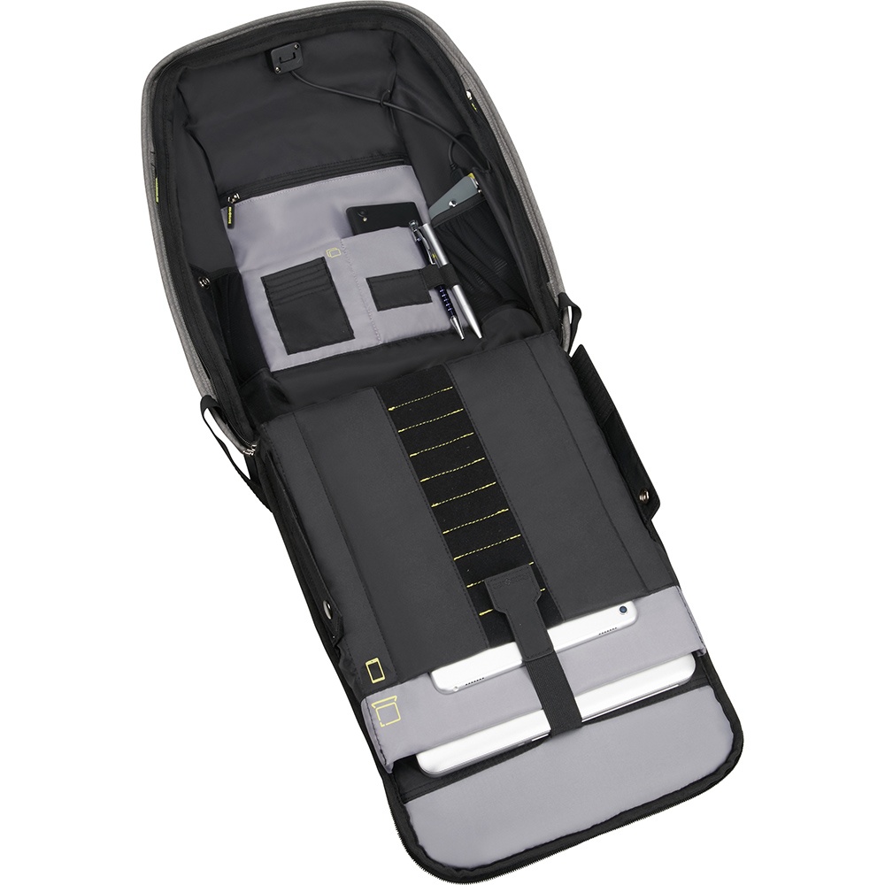Рюкзак-антивор с отделением для ноутбука до 15,6" Samsonite Securipak KA6*001 Cool Grey