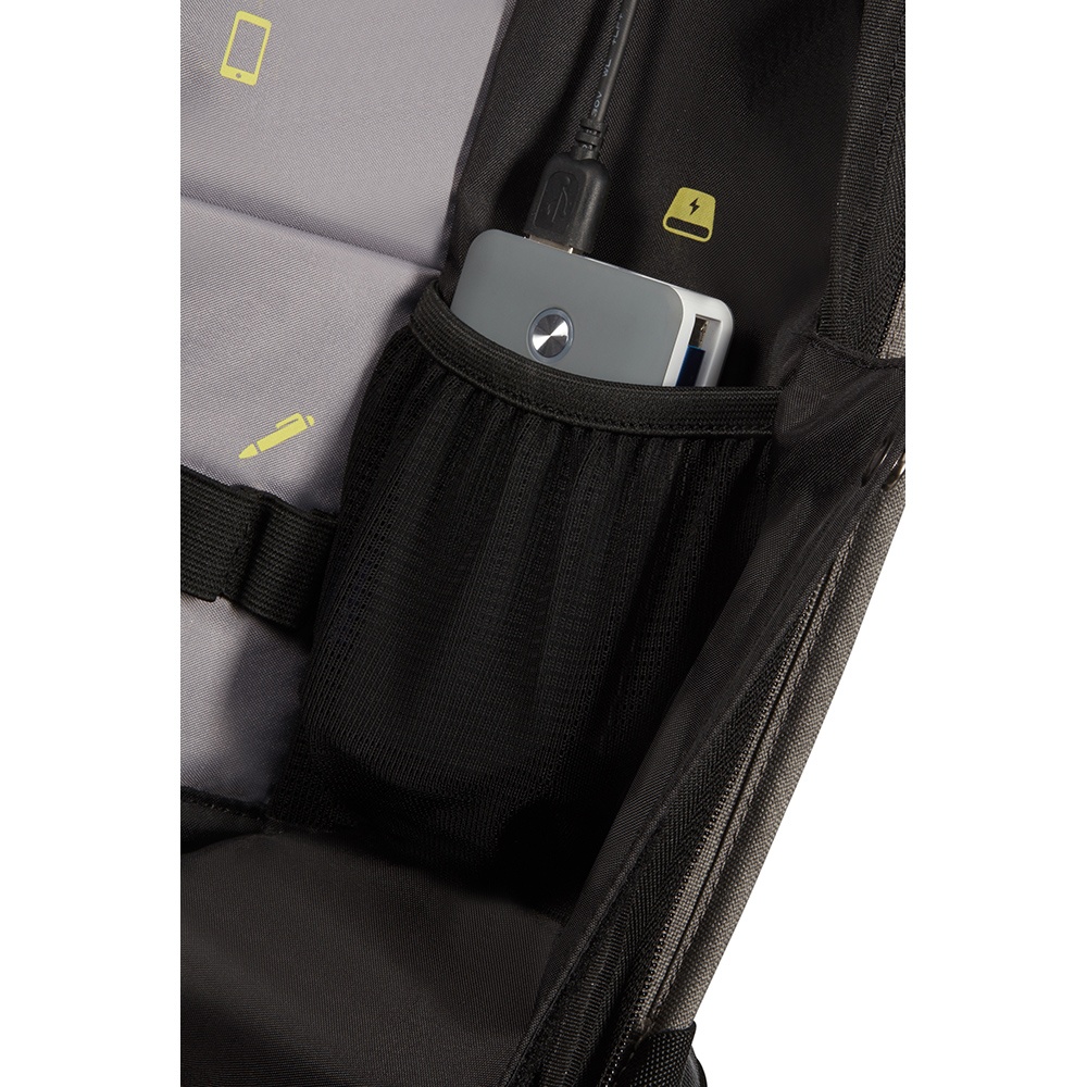 Рюкзак-антивор с отделением для ноутбука до 15,6" Samsonite Securipak KA6*001 Cool Grey