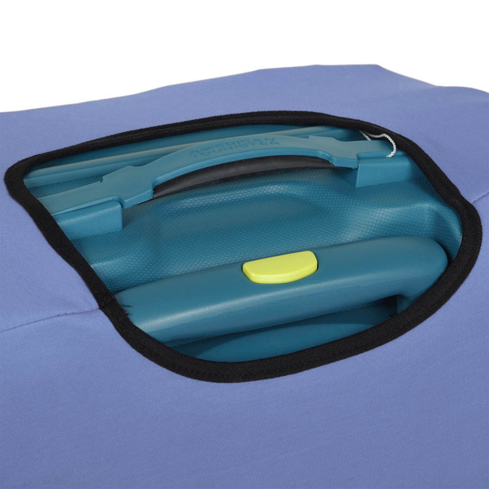 Универсальный защитный чехол для среднего чемодана 9002-22 Джинс