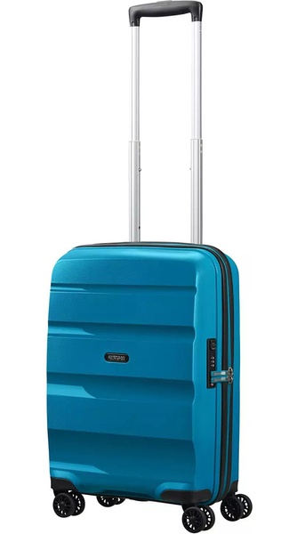 Suitcase American Tourister Bon Air DLX made of polypropylene on 4 wheels MB2*001 Seaport Blue (small)