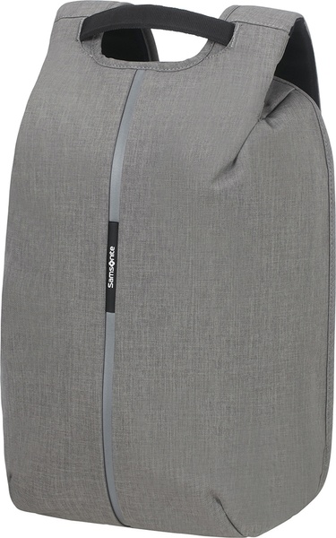 Anti-theft backpack with laptop compartment up to 15.6" Samsonite Securipak KA6*001 Cool Grey