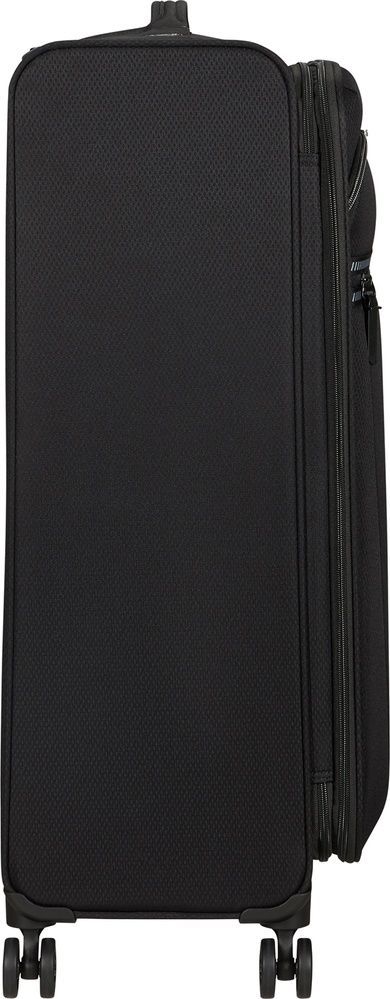 Lightweight suitcase American Tourister AeroSpin textile on 4 wheels MH6*003;09 Black (large)
