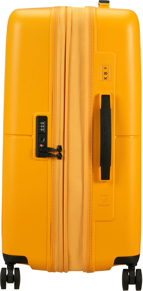 Валіза American Tourister Dashpop із поліпропілену на 4-х колесах MG5*002;56 Golden Yellow (середня)