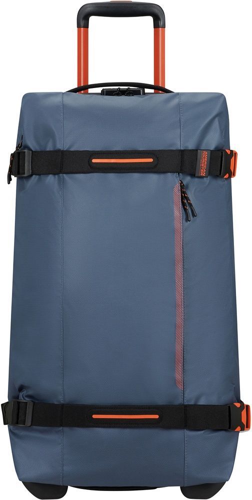 Сумка дорожня з просоченням від вологи на 2-х колесах American Tourister Urban Track M MD1*202;31 LMTD Navy/Orange (середня)