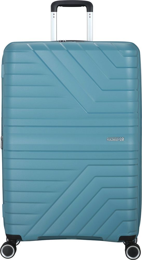 Валіза American Tourister Flytwist із поліпропілену на 4-х колесах MI1*003 Storm Blue (велика)