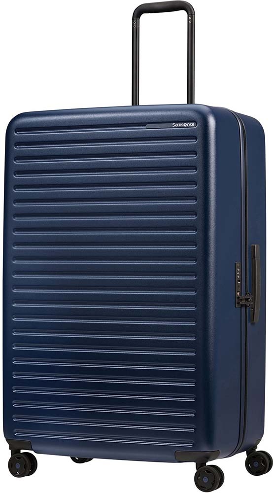 Suitcase Samsonite StackD made of Macrolon polycarbonate on 4 wheels KF1 * 004 Navy (giant)