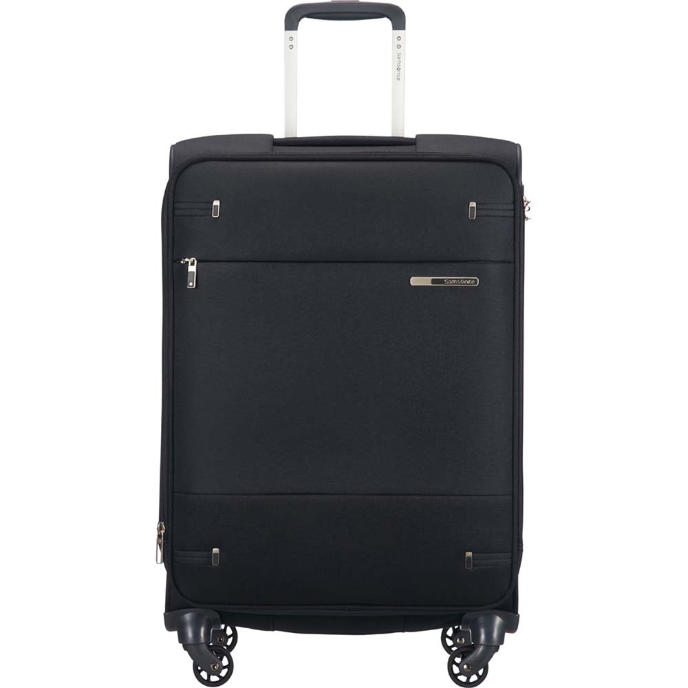 Suitcase Samsonite Base Boost textile on 4 wheels 38N*004 Black (medium)