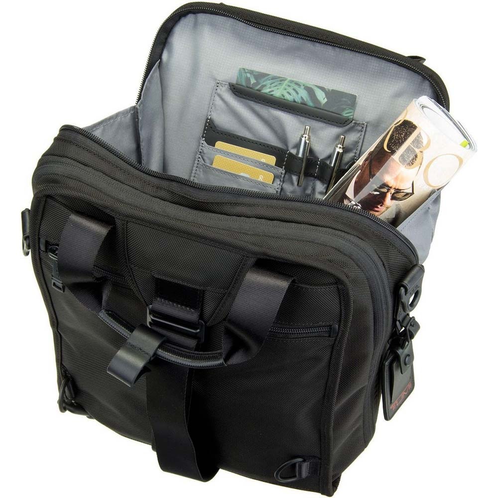 Casual bag Tumi Alpha 3 Medium Travel Tote with extension 02203117D3 Black
