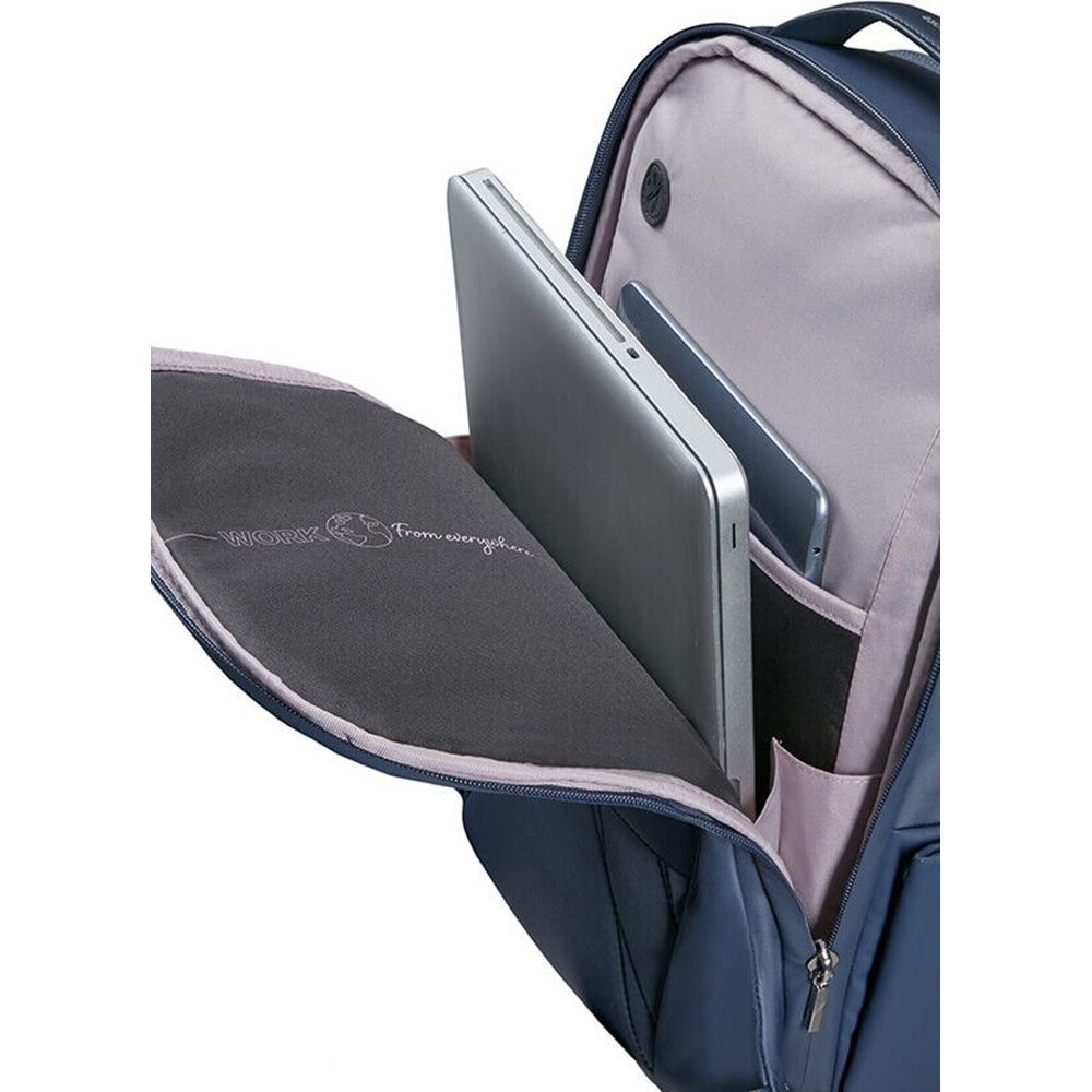 Рюкзак женский повседневный с отделением для ноутбука до 14.1" Samsonite Workationist KI9*005 Blueberry