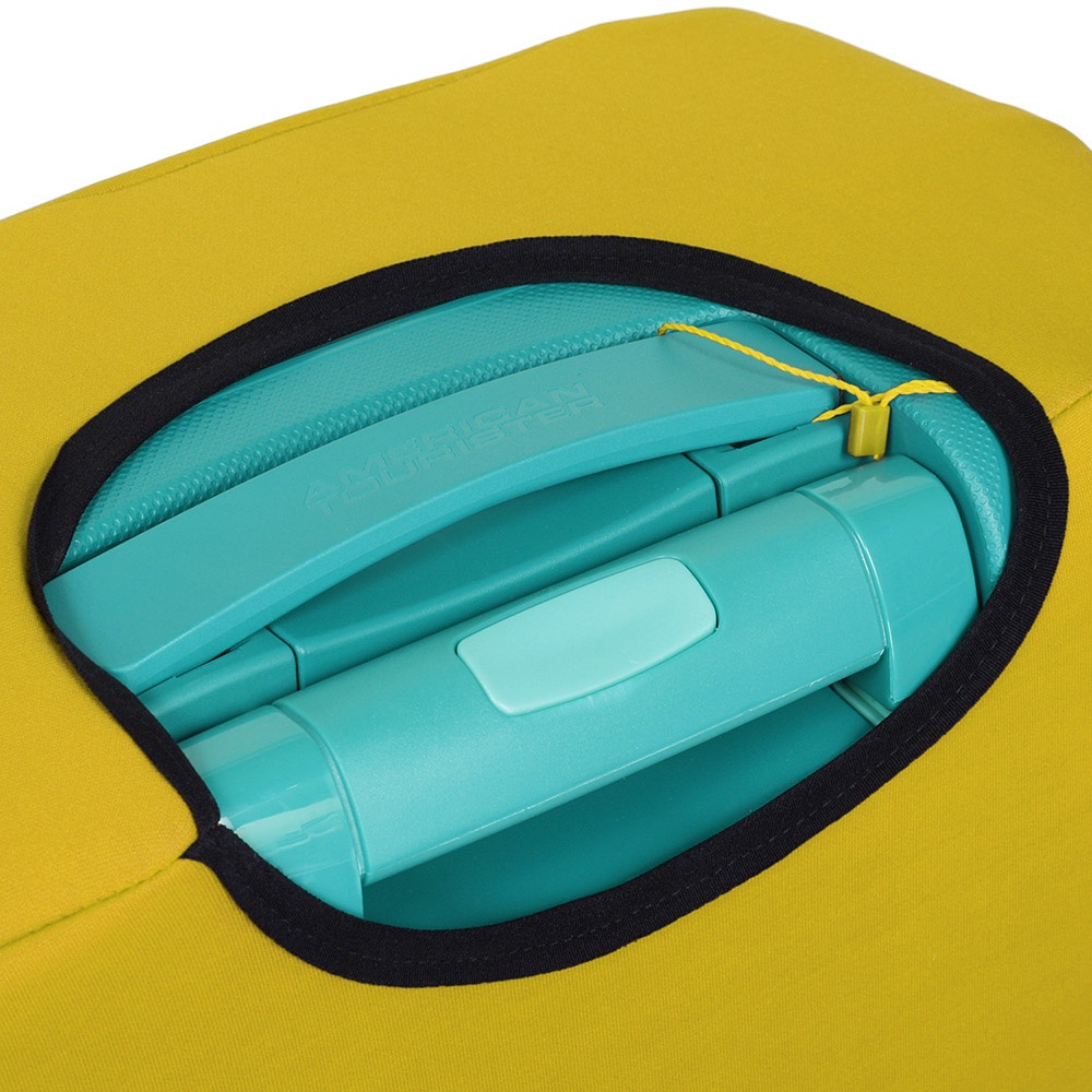 Универсальный защитный чехол для малого чемодана 8003-43 горчичный