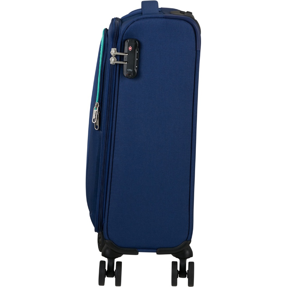 Suitcase American Tourister Sea Seeker textile on 4 wheels MD7*001;41 Combat Navy (small)