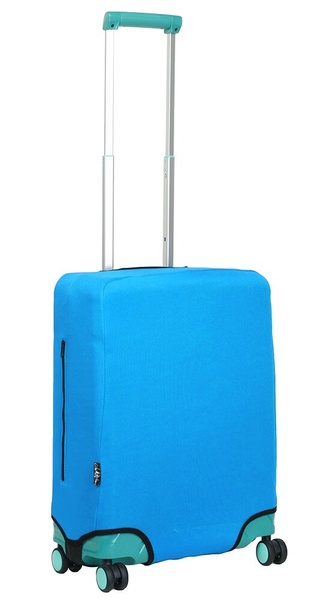 Универсальный защитный чехол для малого чемодана 9003-3 Голубой