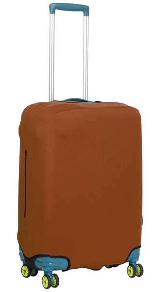 Универсальный защитный чехол для среднего чемодана 9002-52 Корица (Коричнево-рыжий)