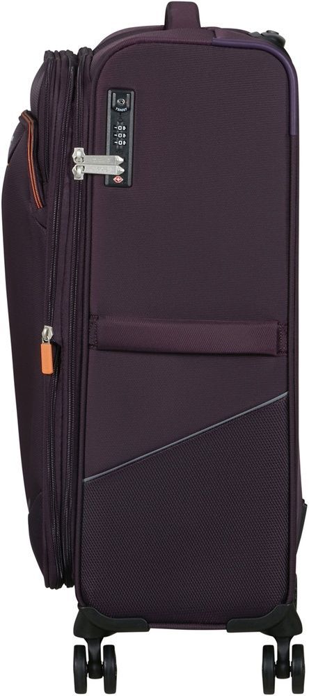 Валіза American Tourister Summerride текстильна на 4-х колесах ME7*005;07 Dark Plum (середня)