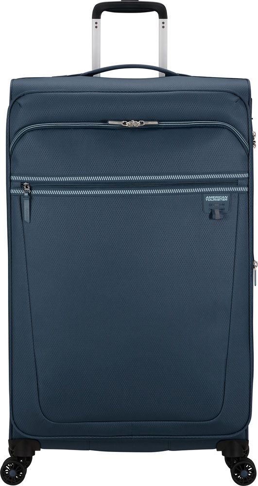 Lightweight suitcase American Tourister AeroSpin textile on 4 wheels MH6*003;31 Indigo (large)