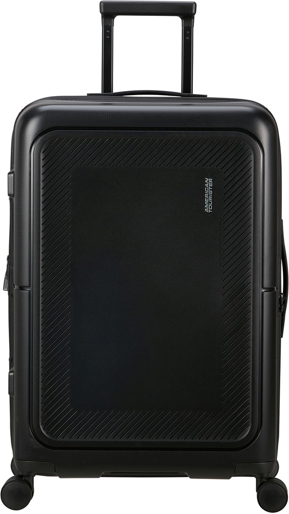 American Tourister Dashpop Polypropylene Suitcase on 4 Wheels MG5*002;19 True Black (Medium)