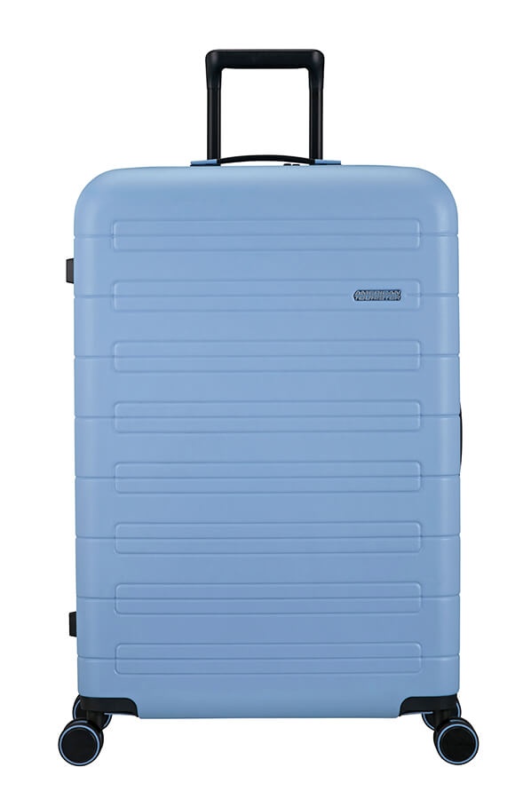 Polycarbonate suitcase American Tourister Novastream on 4 wheels MC7*003 Pastel Blue (large)