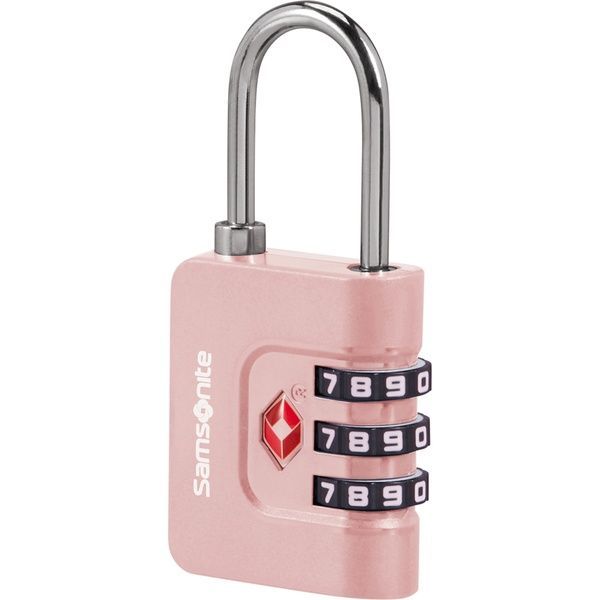 Навесной кодовый замок Samsonite TA Revolution с системой TSA Combilock 3 DIAL KR7*009;80 Rose