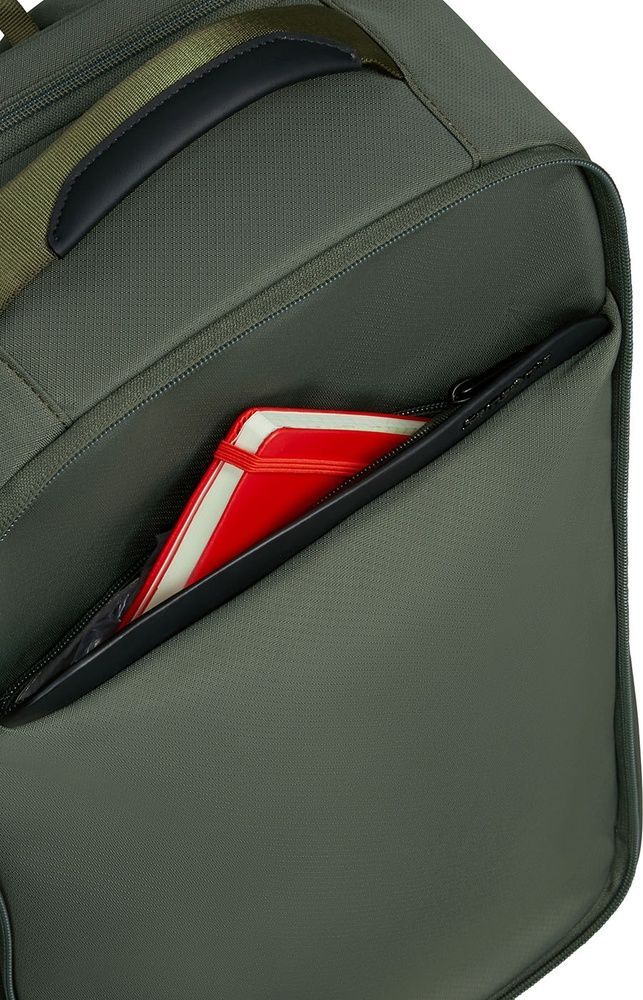 Дорожній рюкзак-трансформер Samsonite Paralux 2-in-1 Travel з відділенням для ноутбука до 15,6" KT3*002 Olive