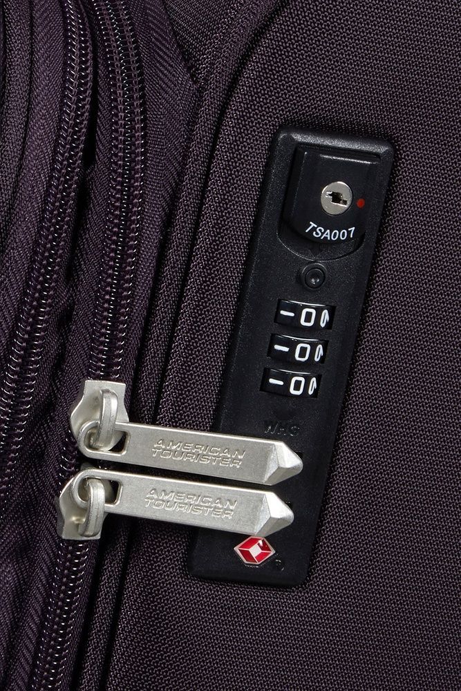 Валіза American Tourister Summerride текстильна на 4-х колесах ME7*005;07 Dark Plum (середня)