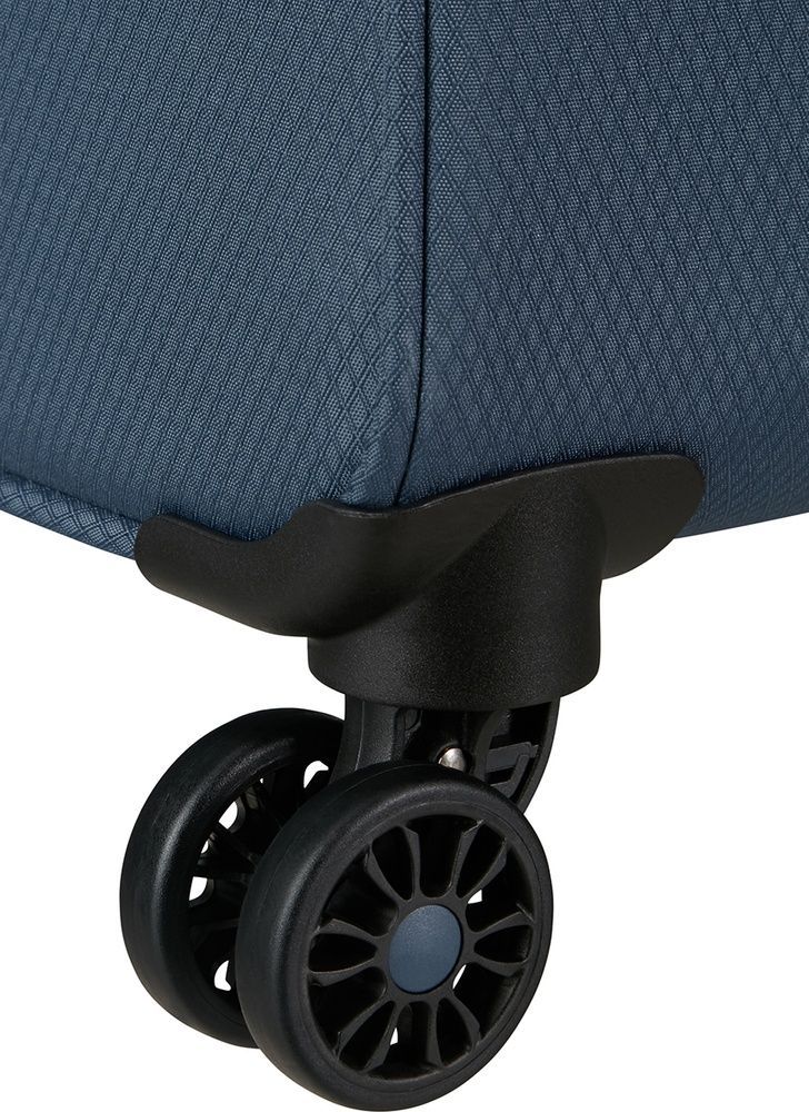 Lightweight suitcase American Tourister AeroSpin textile on 4 wheels MH6*003;31 Indigo (large)