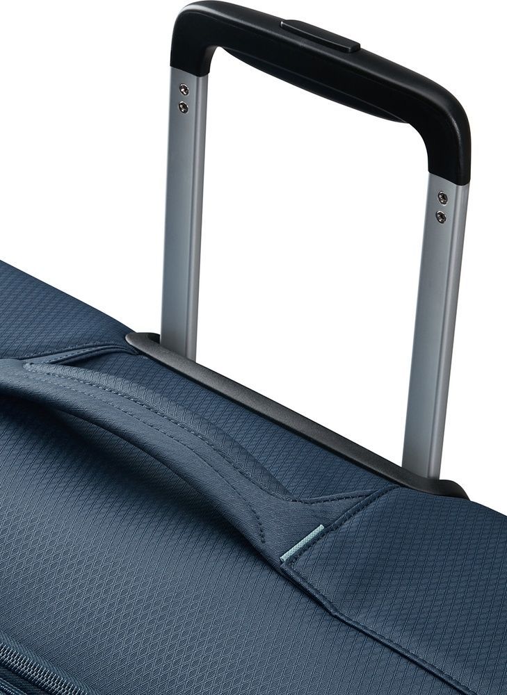 Lightweight suitcase American Tourister AeroSpin textile on 4 wheels MH6*003;31 Indigo (large)