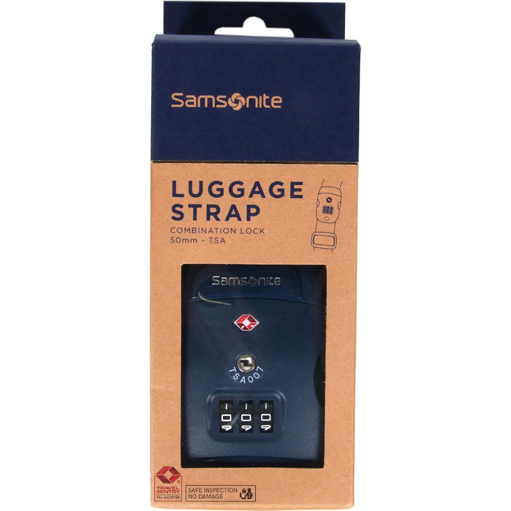 Luggage strap with TSA system Samsonite CO1*057 Midnight Blue