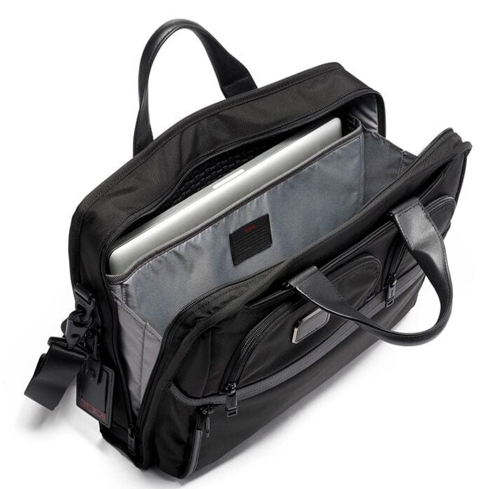 Briefcase bag Tumi Alpha 3 Compact Large Screen with a compartment for a laptop up to 17" 02603114D3 Black