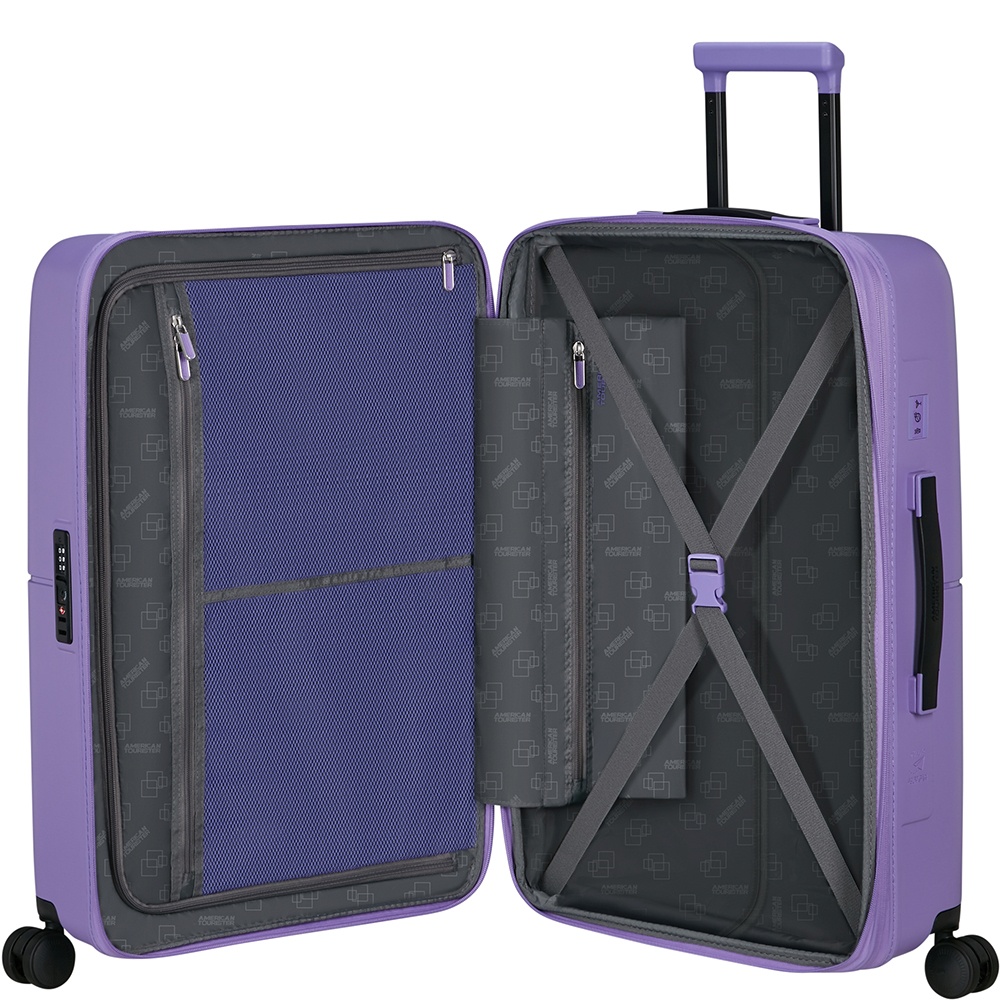 American Tourister Dashpop polypropylene suitcase on 4 wheels MG5*002;91 Violet Purple (medium)