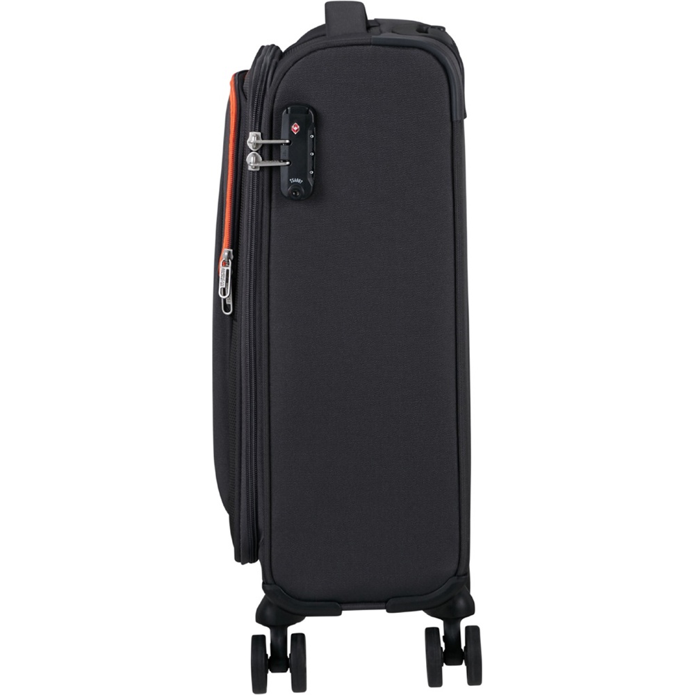 Suitcase American Tourister Sea Seeker textile on 4 wheels MD7*001;08 Charcoal Grey (small)