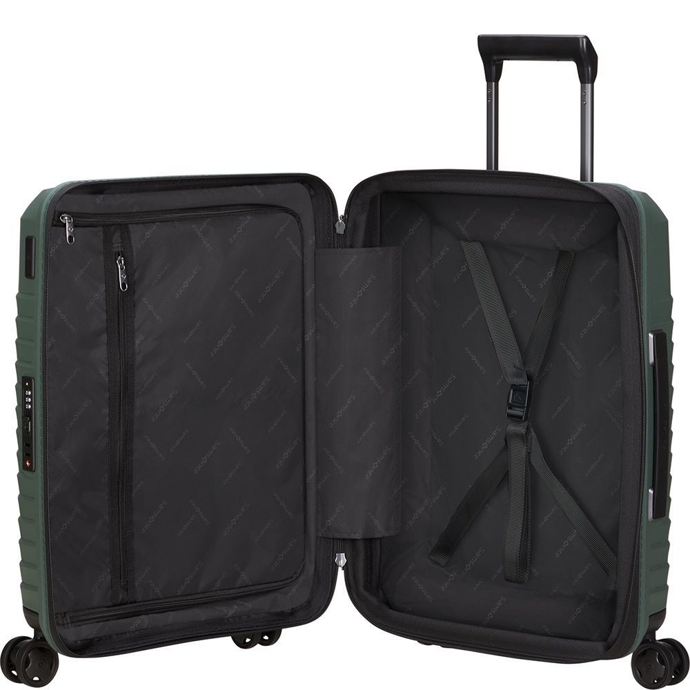 Suitcase Samsonite Intuo made of polypropylene on 4 wheels KL9*001 Olive Green (small)