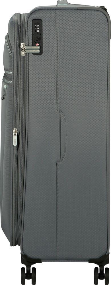 Легка валіза American Tourister AeroSpin текстильна на 4-х колесах MH6*003;18 Stone Basalt (велика)