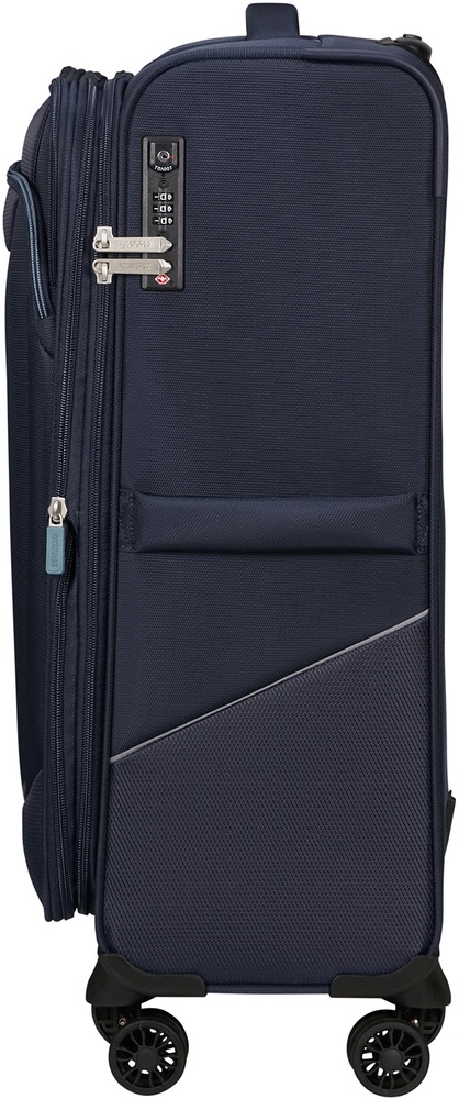 Suitcase American Tourister Summerride textile on 4 wheels ME7*005;41 Navy (medium)