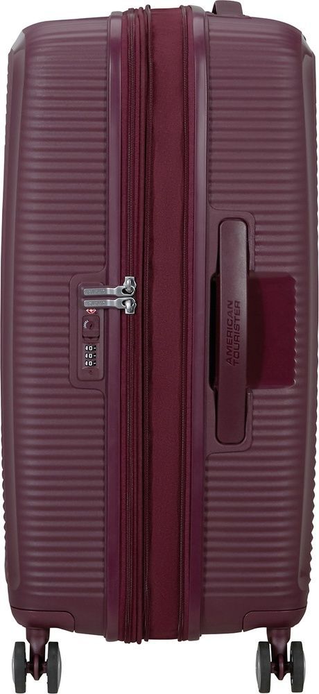 Валіза American Tourister Soundbox із поліпропілену на 4-х колесах 32G*002 Wild Cherry (середня)