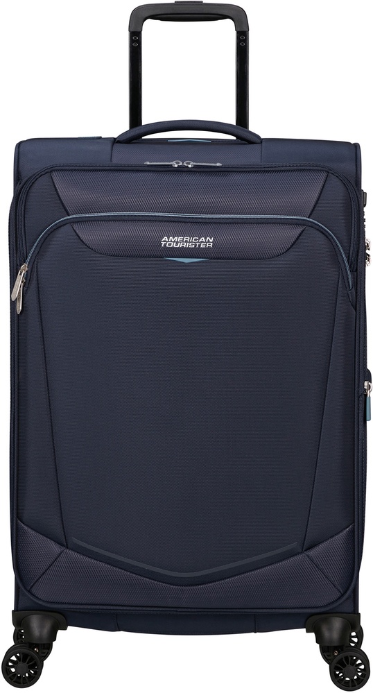 Suitcase American Tourister Summerride textile on 4 wheels ME7*005;41 Navy (medium)