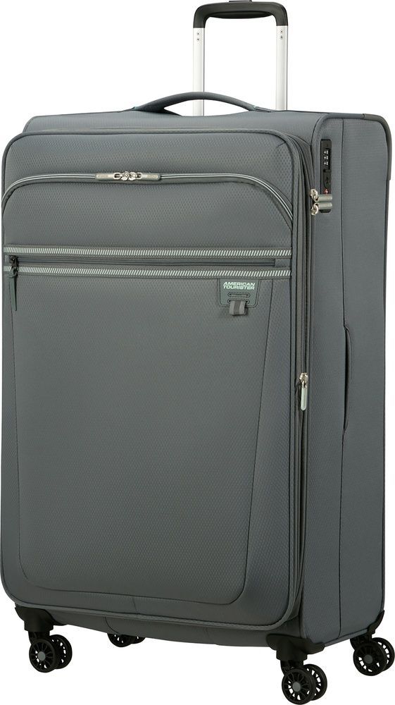 Легка валіза American Tourister AeroSpin текстильна на 4-х колесах MH6*003;18 Stone Basalt (велика)