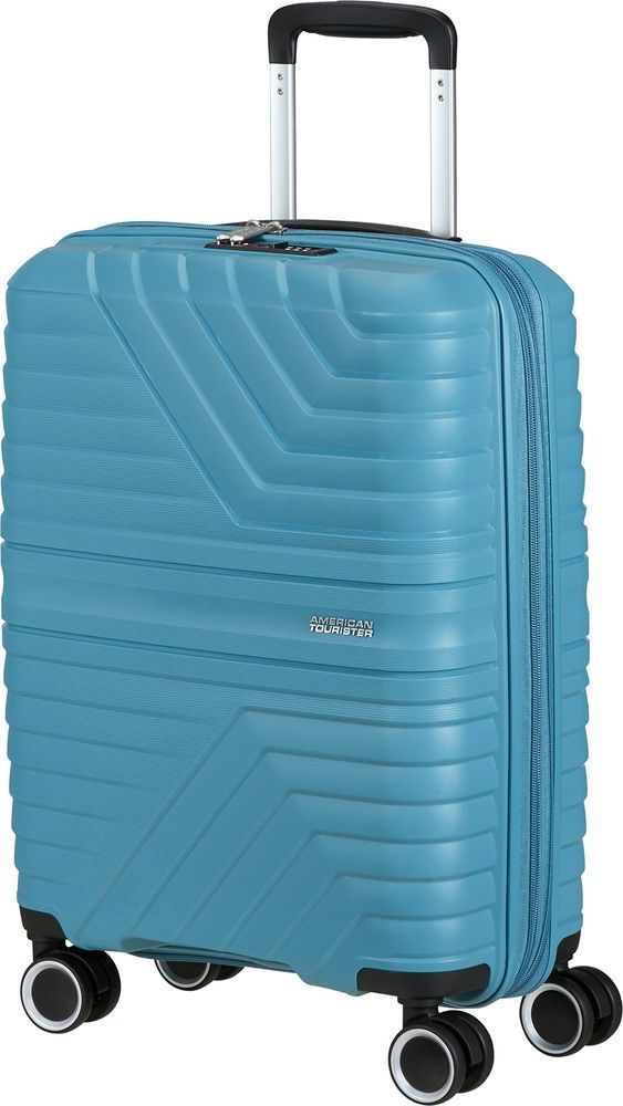 Suitcase American Tourister Flytwist made of polypropylene on 4 wheels MI1*001 Storm Blue (small)